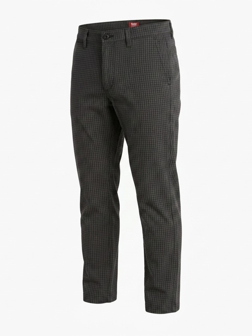 Levi's XX Chino Standard Taper Pants Plaid Mens 32x34 Grey Black - Picture 2 of 5